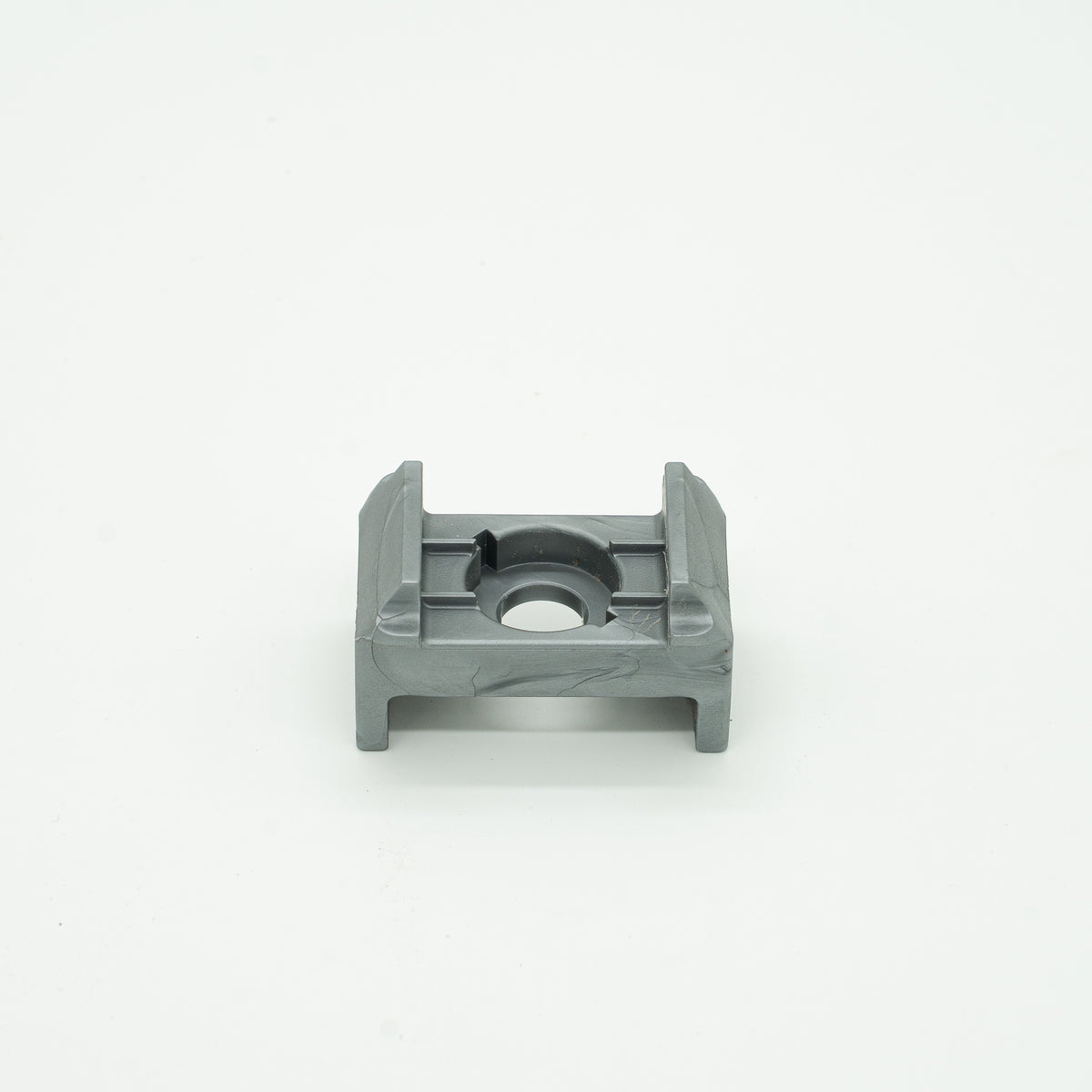 Distanzhalter U-Flansch; RAL 9006 zinkgrau