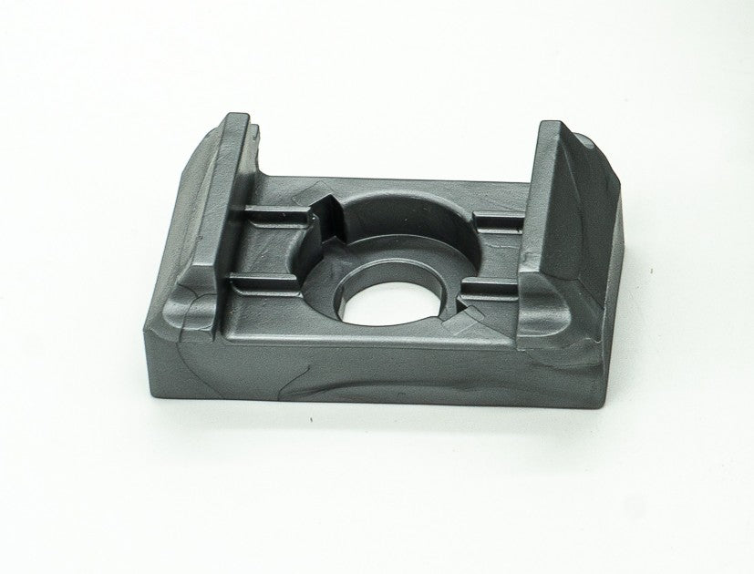 Distanzhalter F-Flansch; RAL 9006 zinkgrau