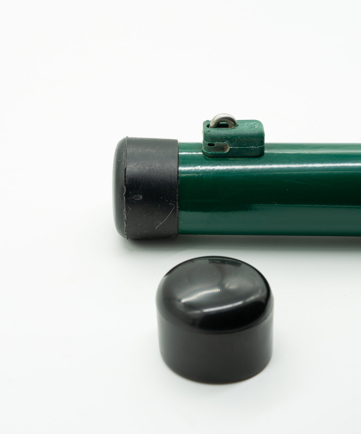 Kunststoff Rohrkappe ø42 mm, schwarz, leicht gewölbt